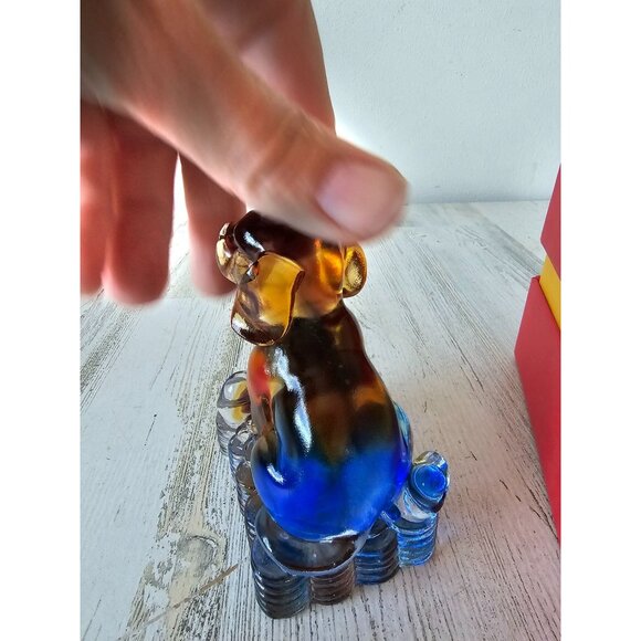 Kalifano Crystal‎ dog puppy loyalty protection figurine statue decor unique new - Picture 3 of 8